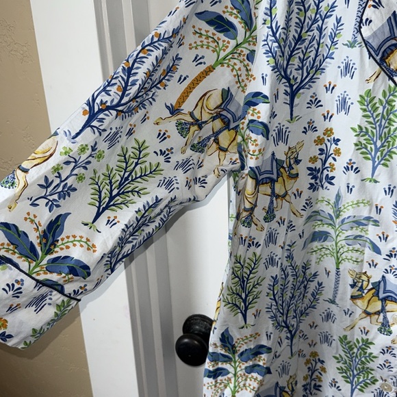 Anthropologie Printfresh Night Shirt Pajama Gown M - Picture 2 of 5